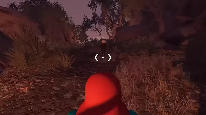 Big Walk cross-platform squad exploring the open island together
