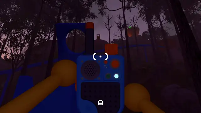 Big Walk co-op relay puzzle with one player reading codes and another activating switches in a split room